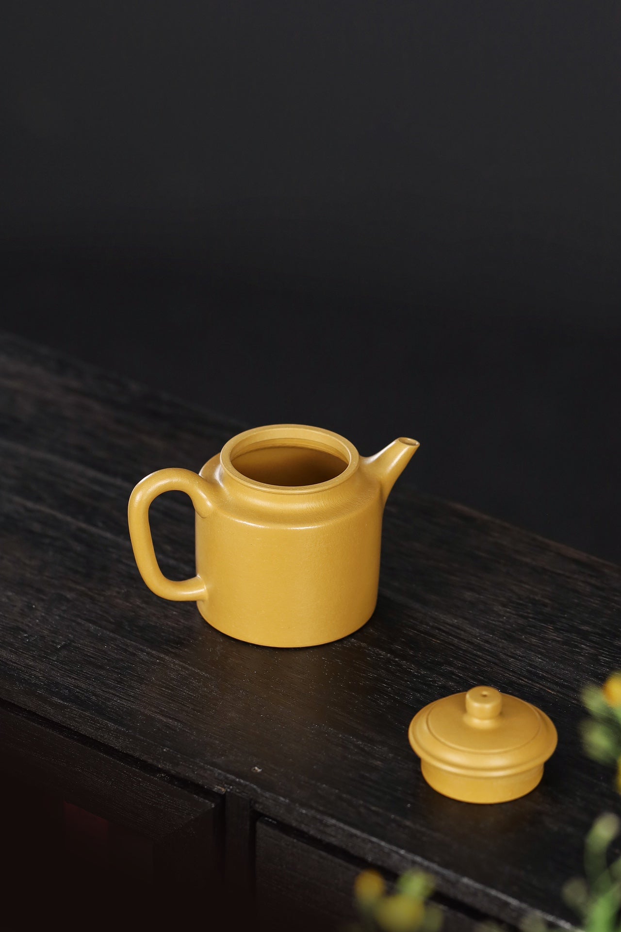 原礦葵黃朱泥高德鐘紫砂壺「20230811每日特價」