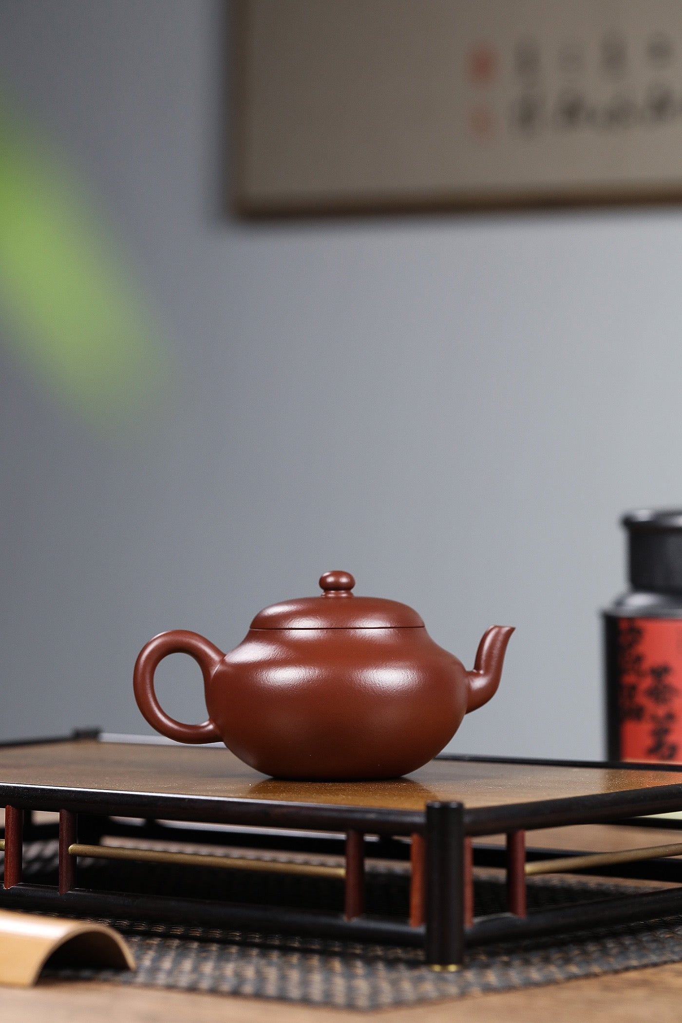 優質紫朱泥矮梨形紫砂壺「20230815每日特價」