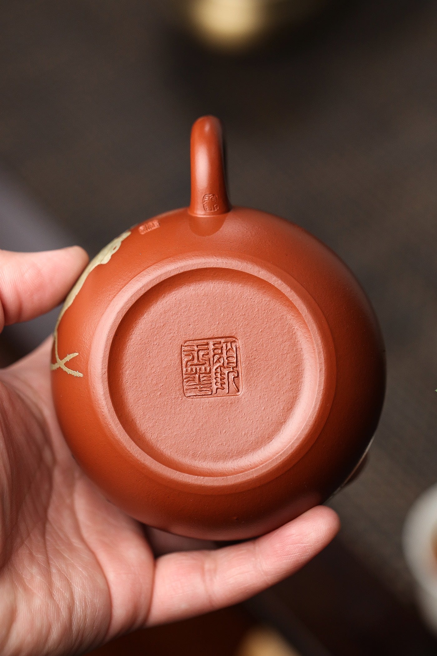 原礦小煤窯朱泥泥繪荷花西施紫砂壺「20230812每日特價」