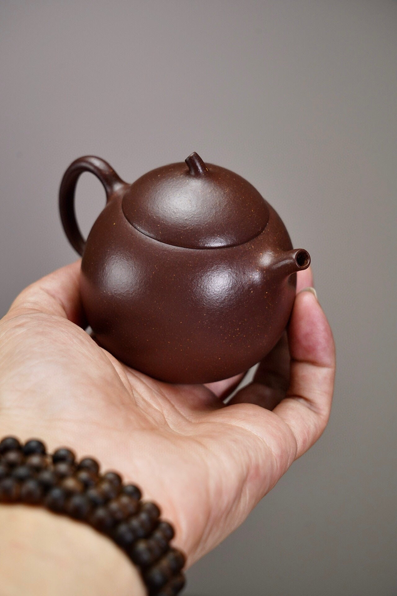 原礦老紫泥薄胎素影紫砂壺「20230809每日特價」