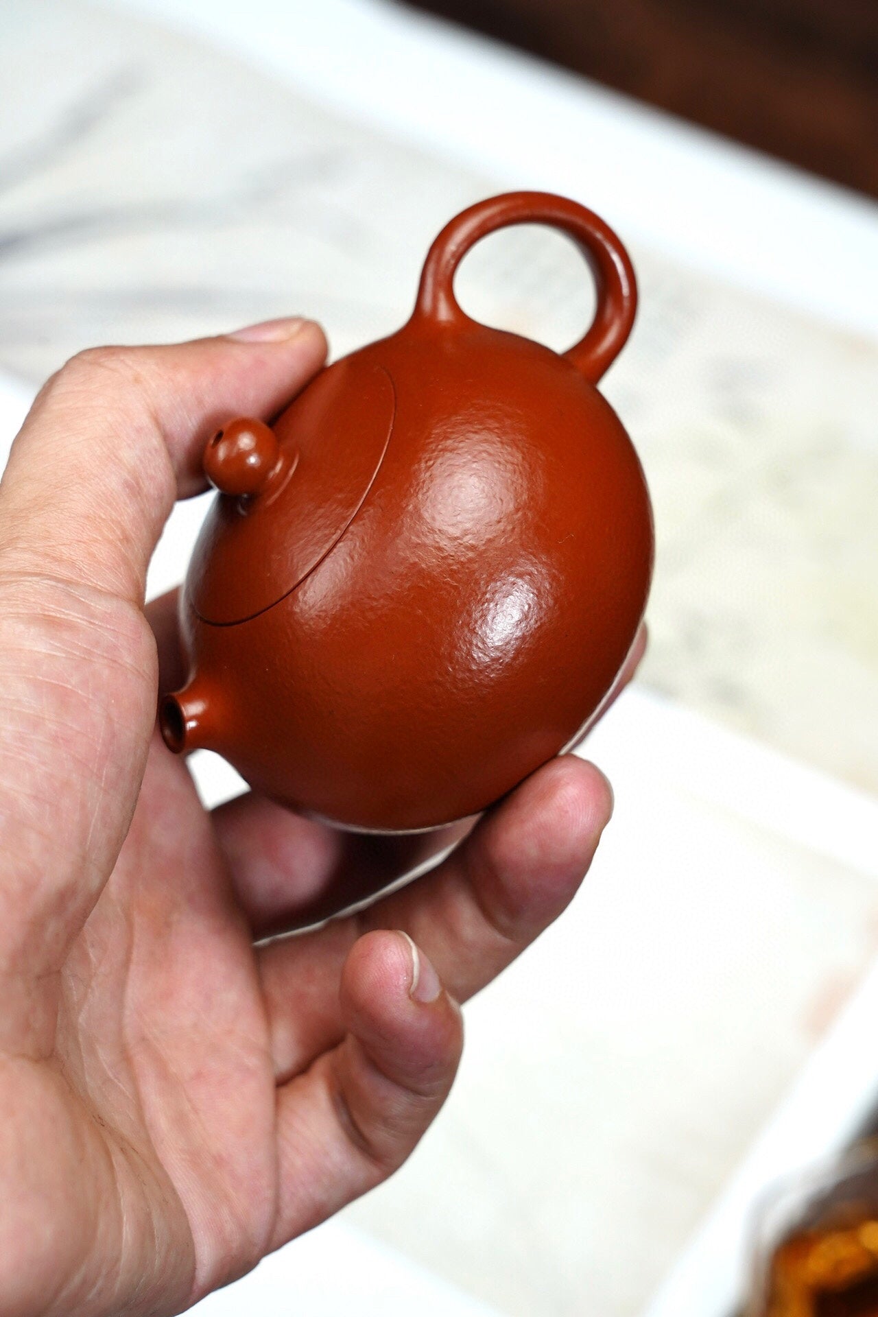 全手工朱泥西施紫砂壶【20230802每日特价】