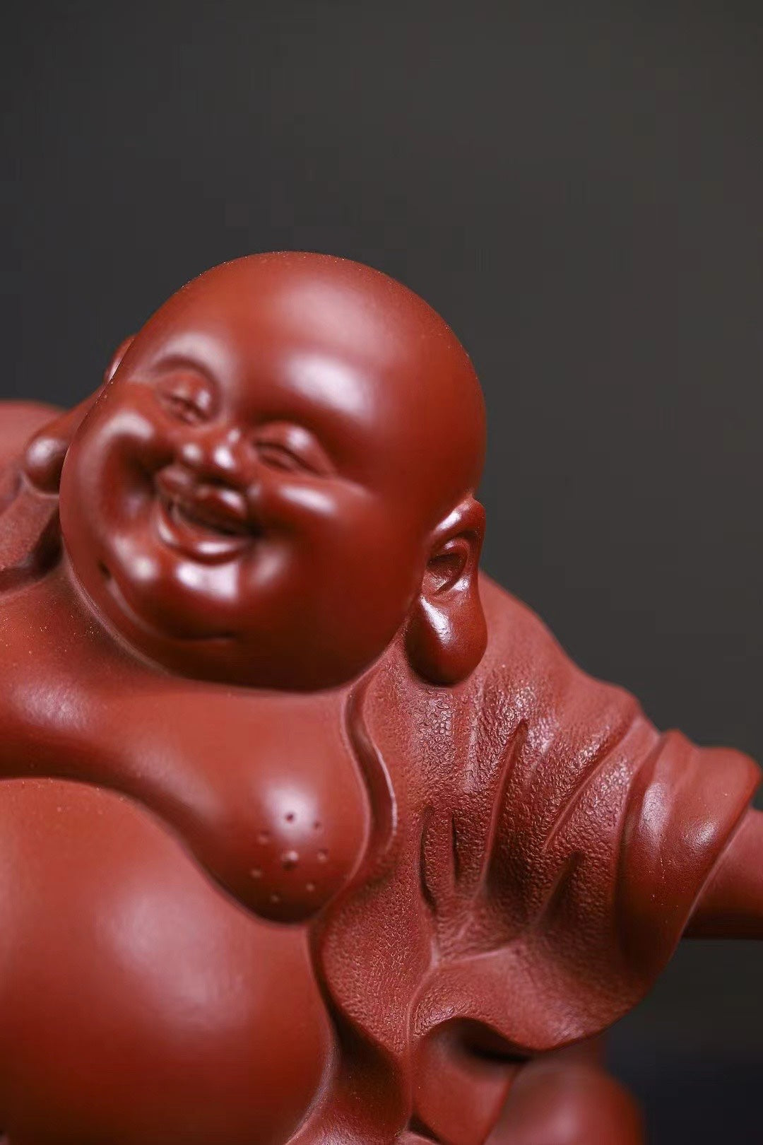 原礦大紅袍逍遙佛紫砂茶寵