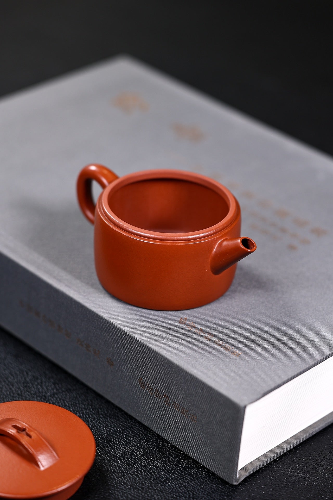 原礦小煤窯朱泥漢瓦紫砂壺