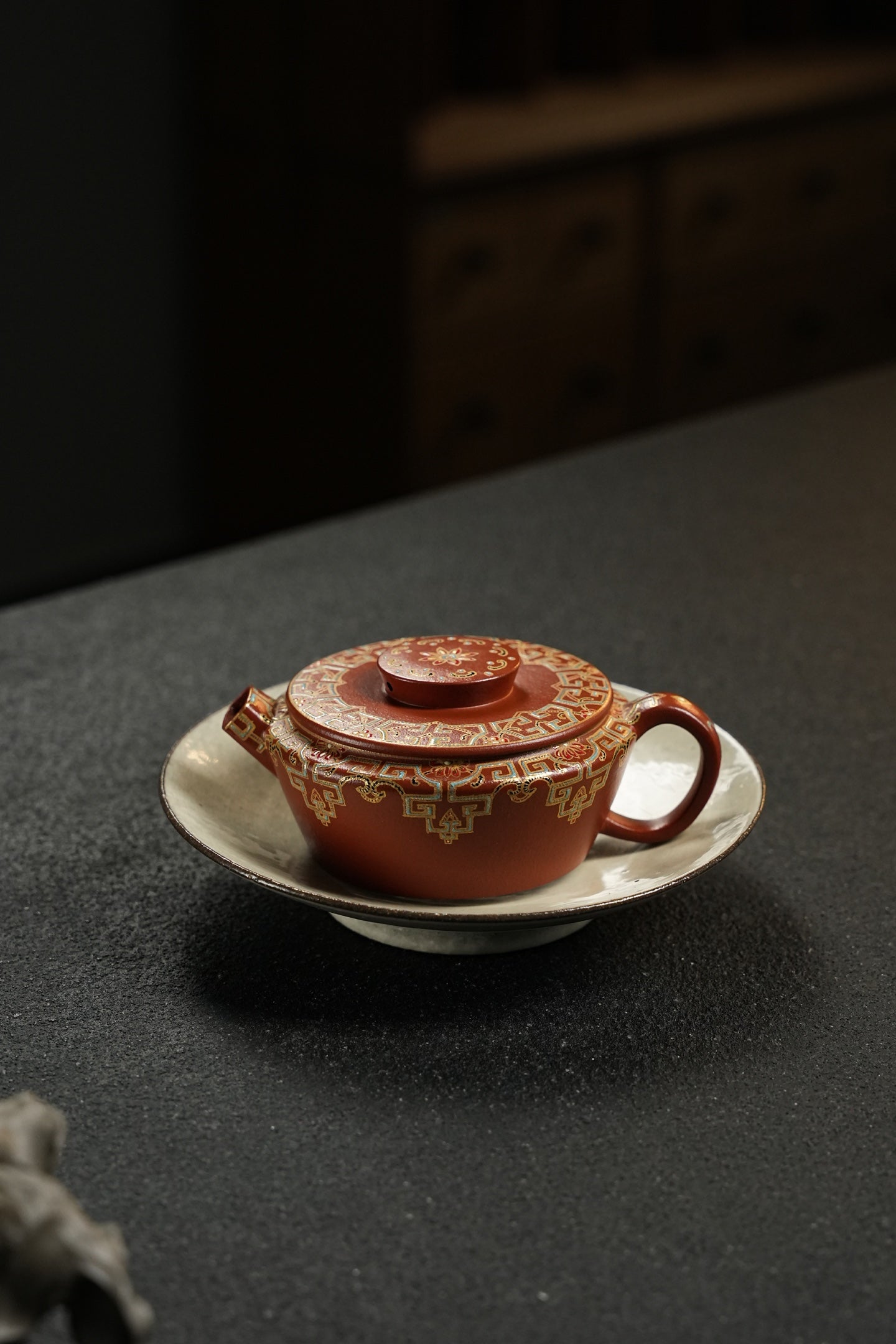 原礦極品朱泥鏡瓦紫砂壺「20260121每日特價」