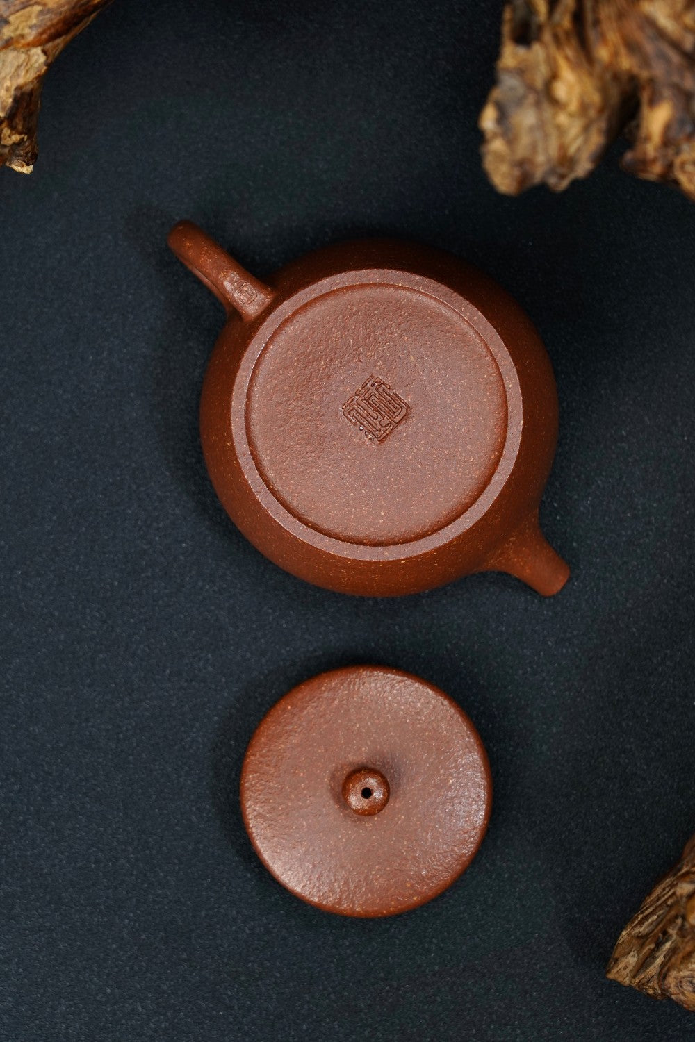 全手工極品降坡料扁晨紫砂壺「20230920每日特價」