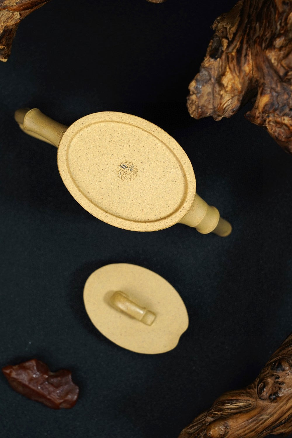 全手工極品本山段泥漢和竹韻紫砂壺「20231010每日特價」