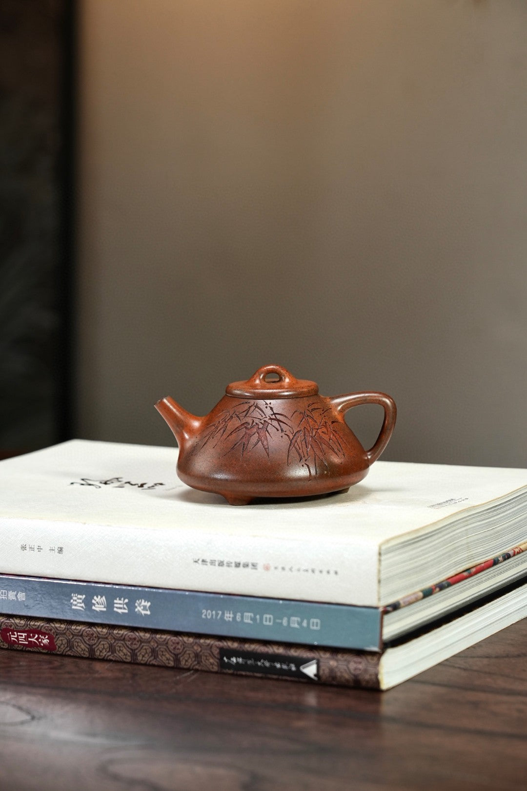 原礦紫泥柴燒子冶石瓢紫砂壺「20250628每日特價」