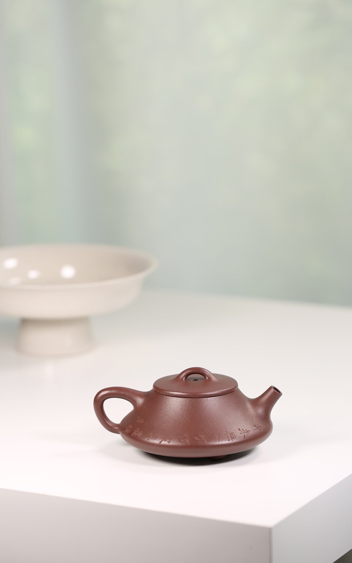 老紫泥曲瓢紫砂壶