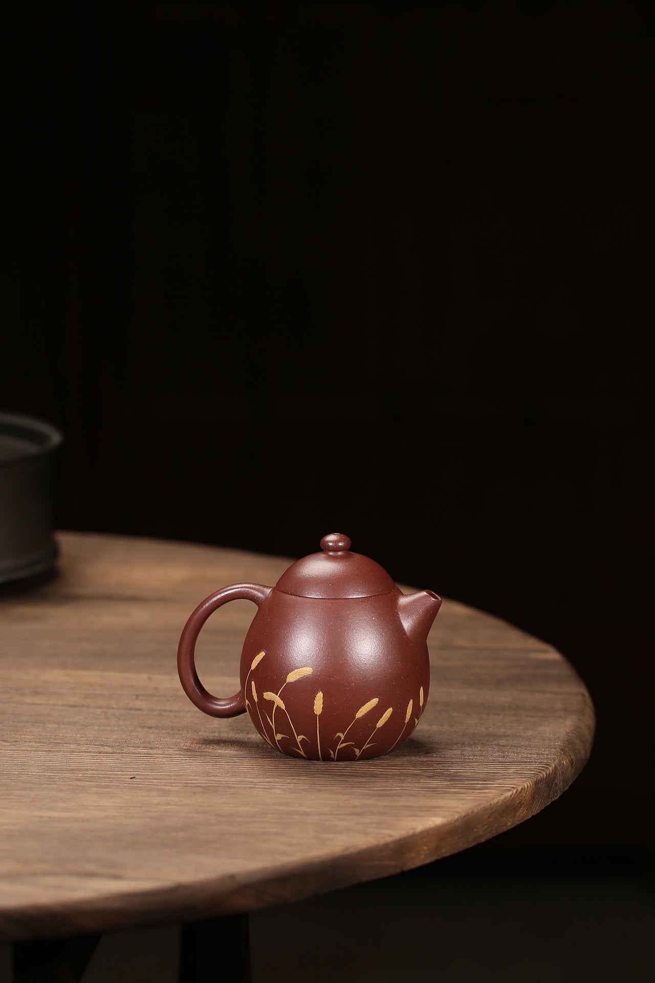 老紫泥龙蛋紫砂壶