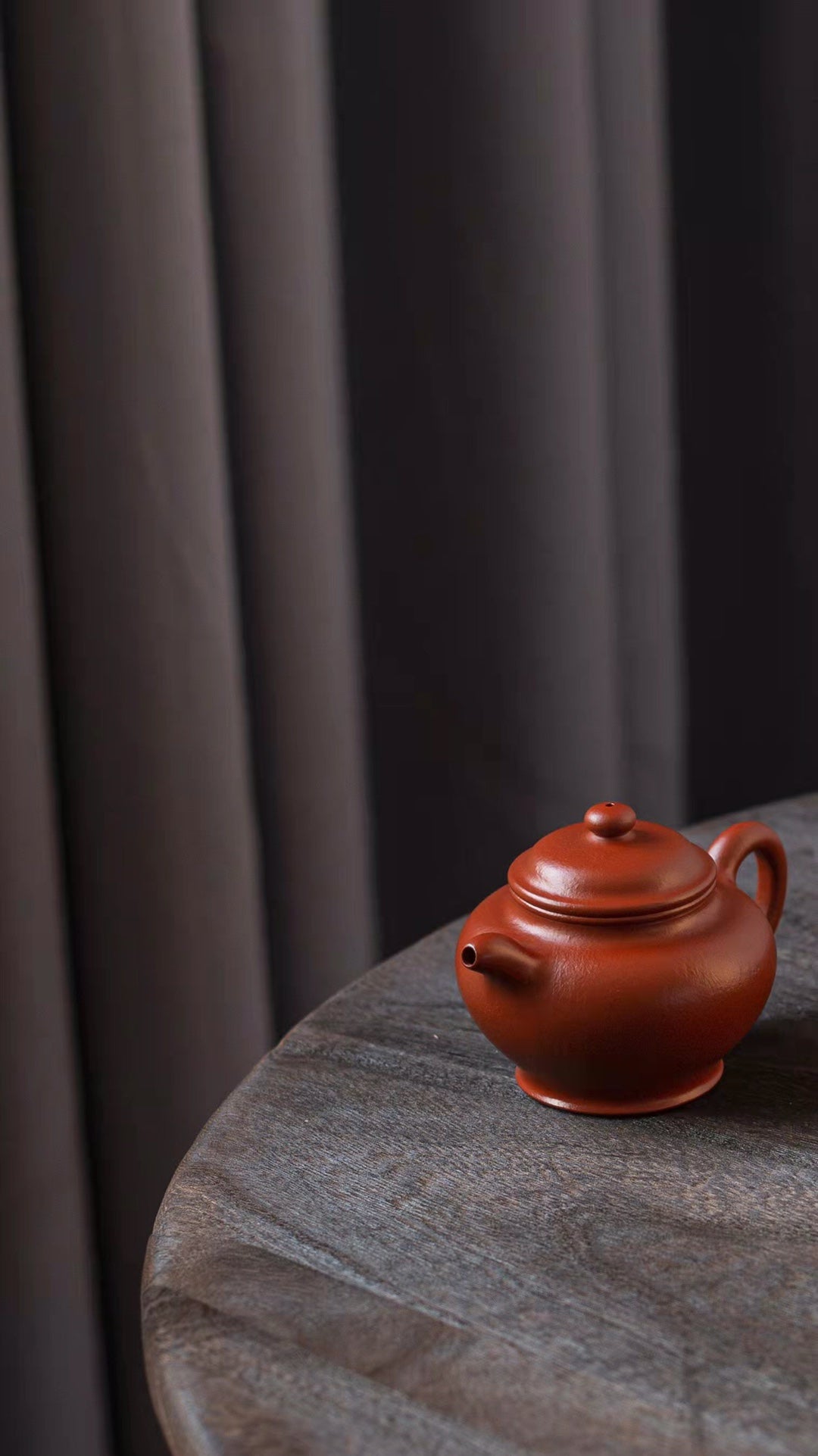 原矿朱泥全手工掇只紫砂壶