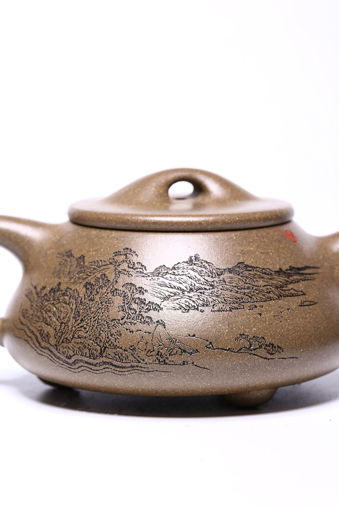 Laoqing Duan Jingzhou Stone Scoop Zisha Teapot