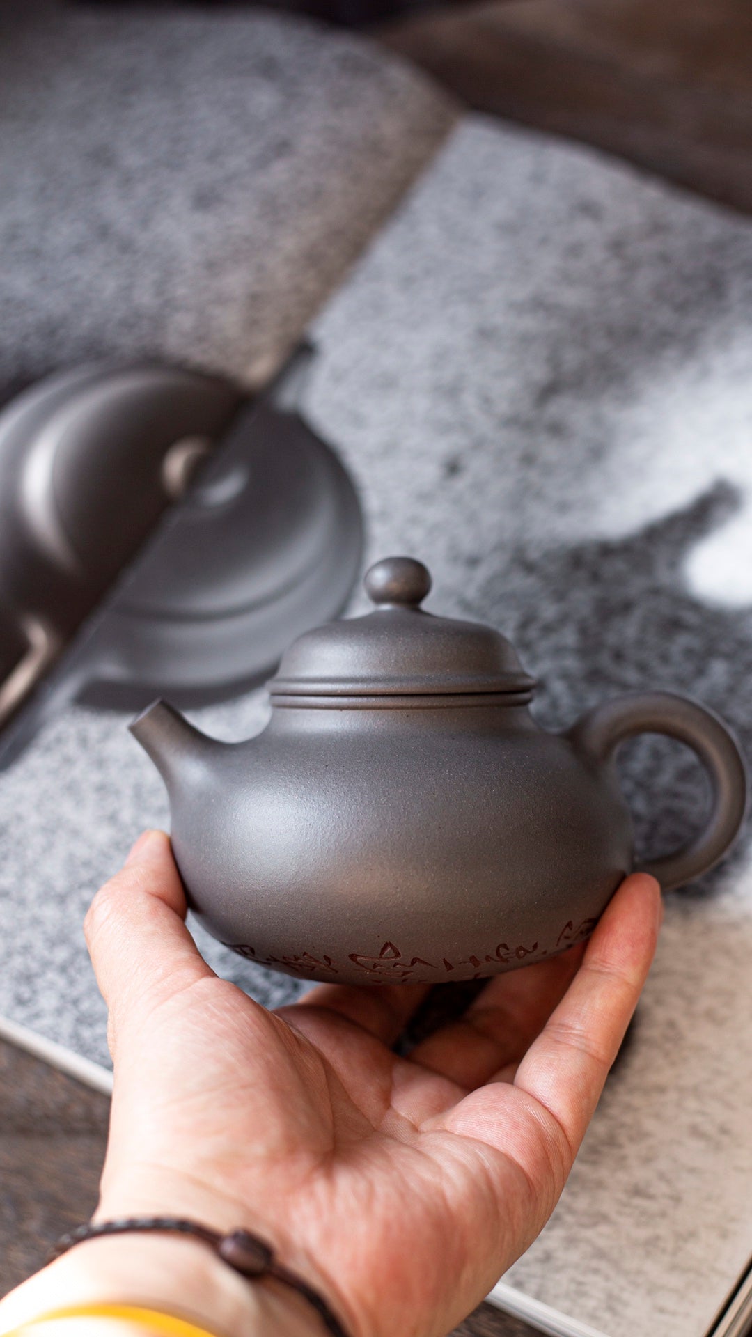 原矿清灰料容天紫砂壶