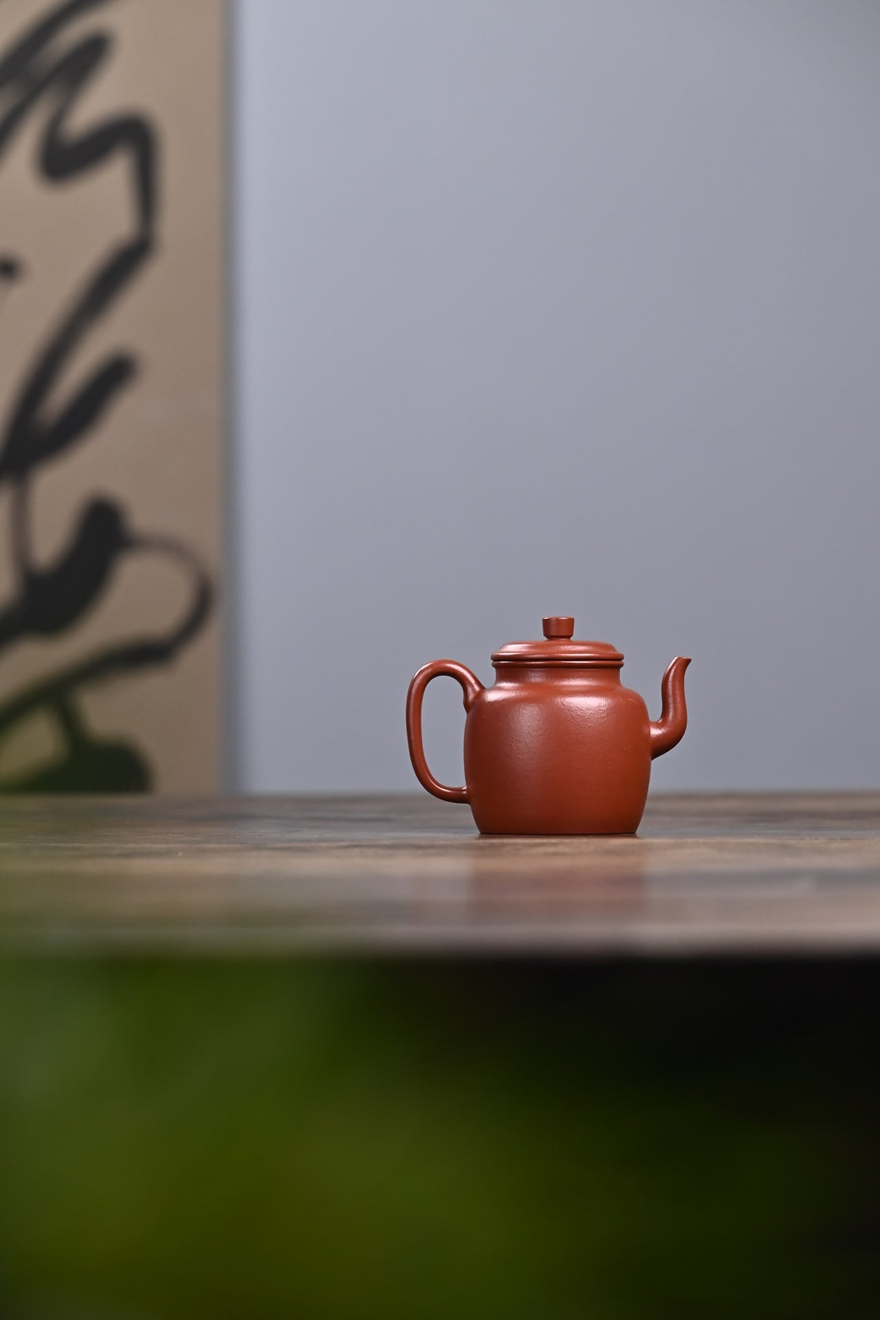 精工朱泥宫灯紫砂壶