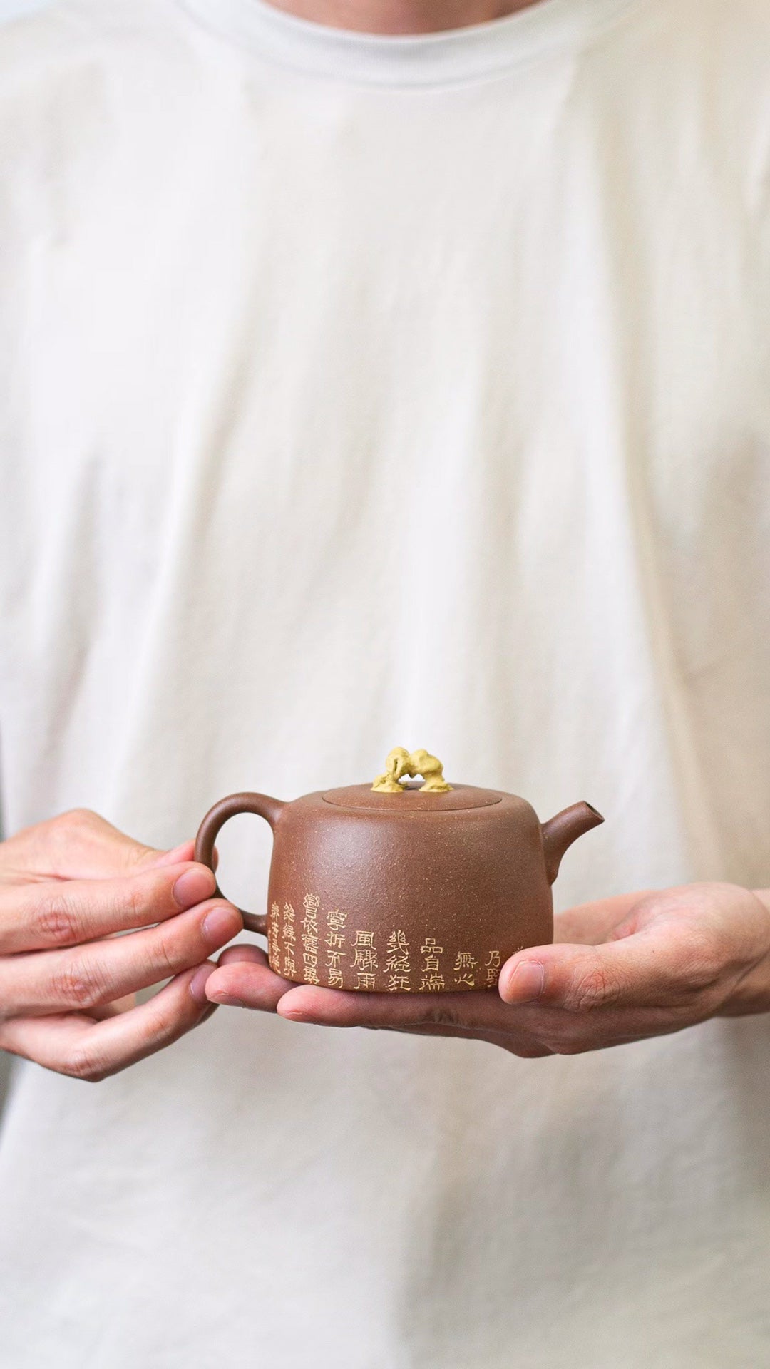 陈腐老段泥太湖石井栏紫砂壶