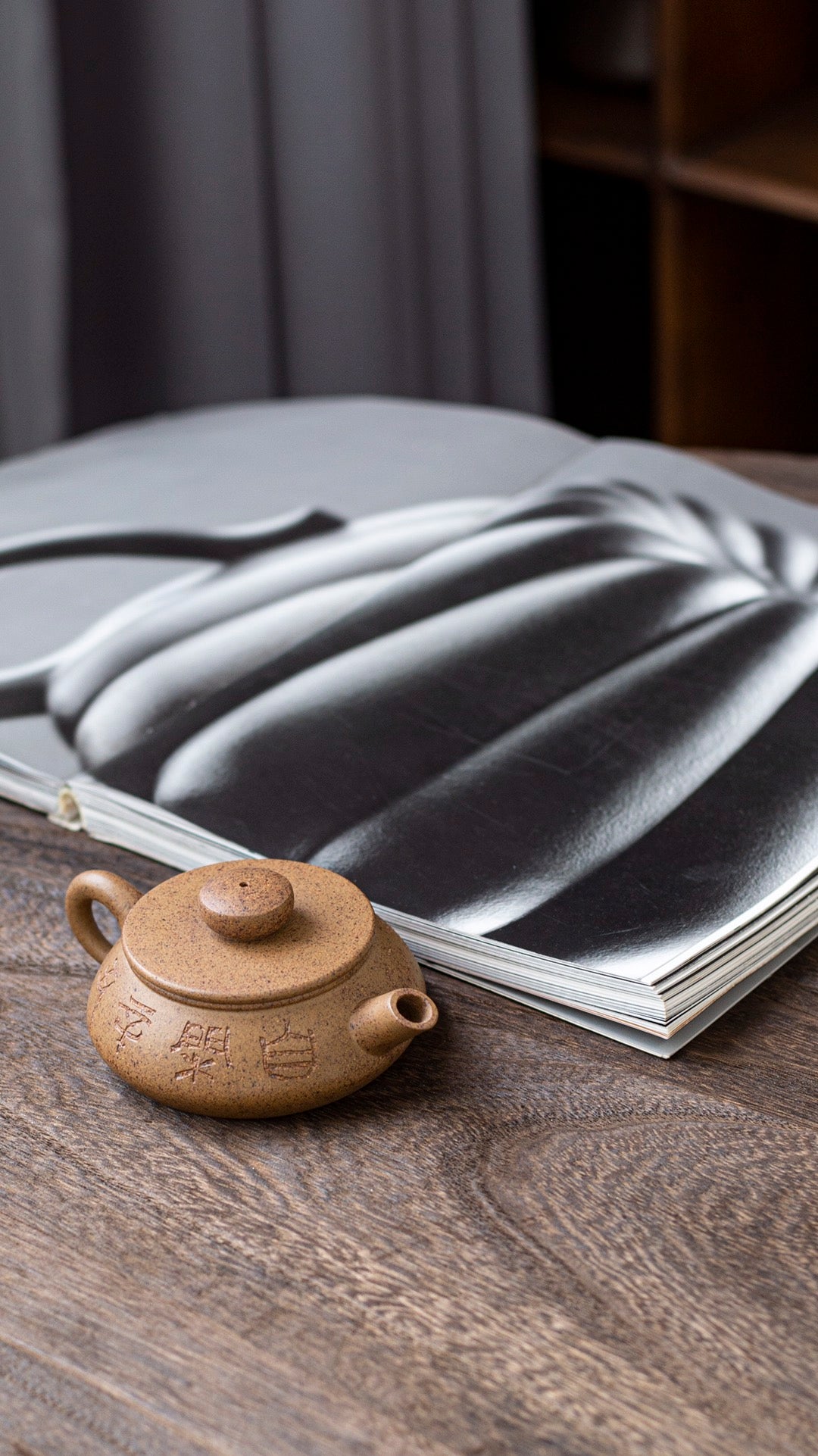 原矿老紫泥特高温元境紫砂壶