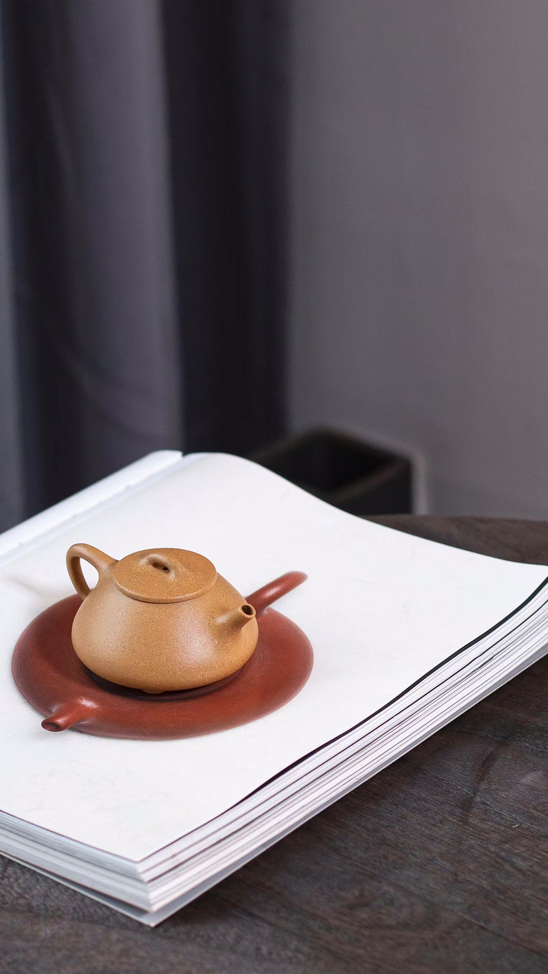 原矿老段泥小子冶紫砂壶