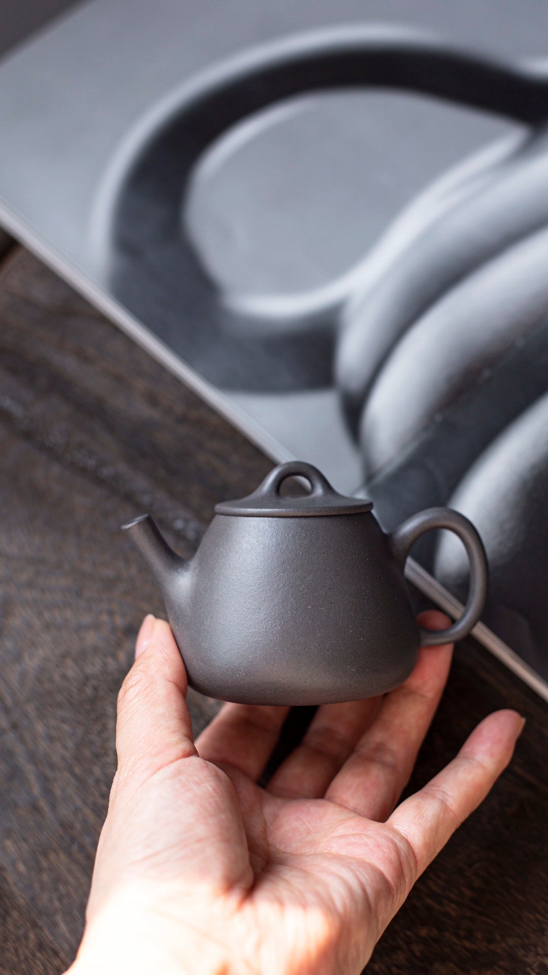 极品清灰料高石瓢紫砂壶