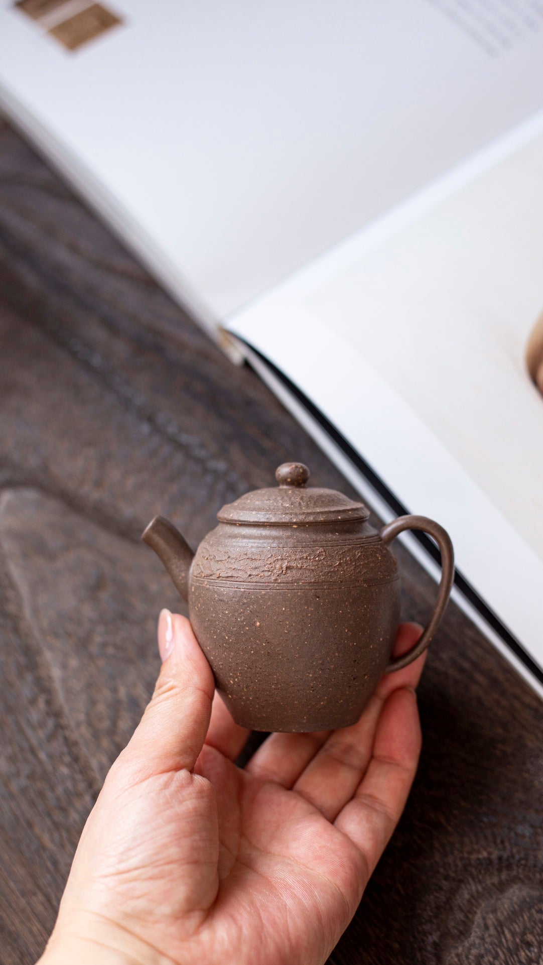 原矿沉香段泥陶韵紫砂壶