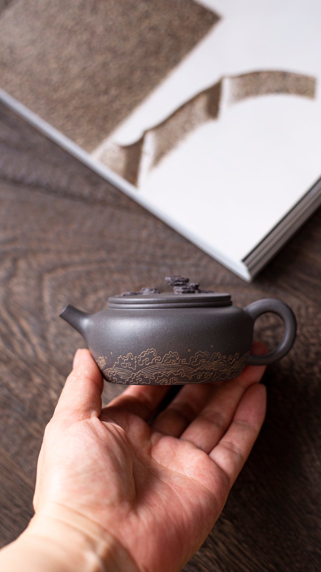 极品清灰料太湖石大彬紫砂壶