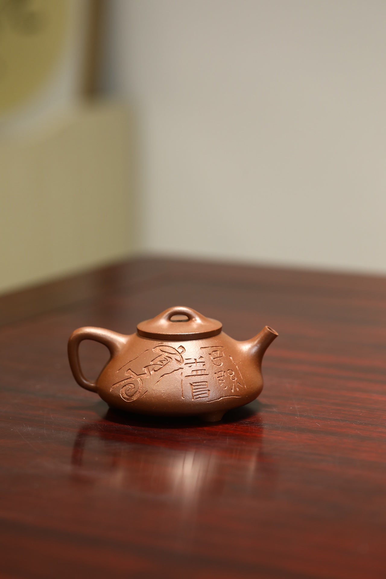 Downhill material tile when painting Ziye stone scoop Zisha teapot