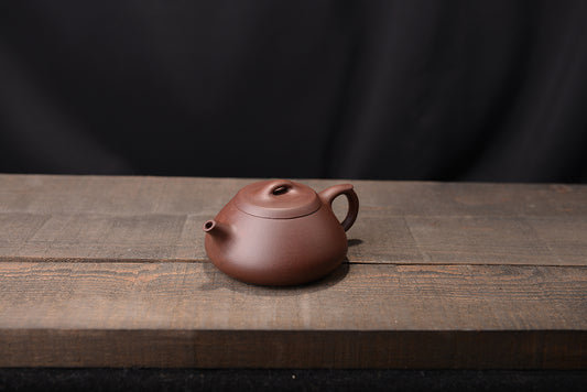 30年陈腐老紫泥影瓢紫砂壶