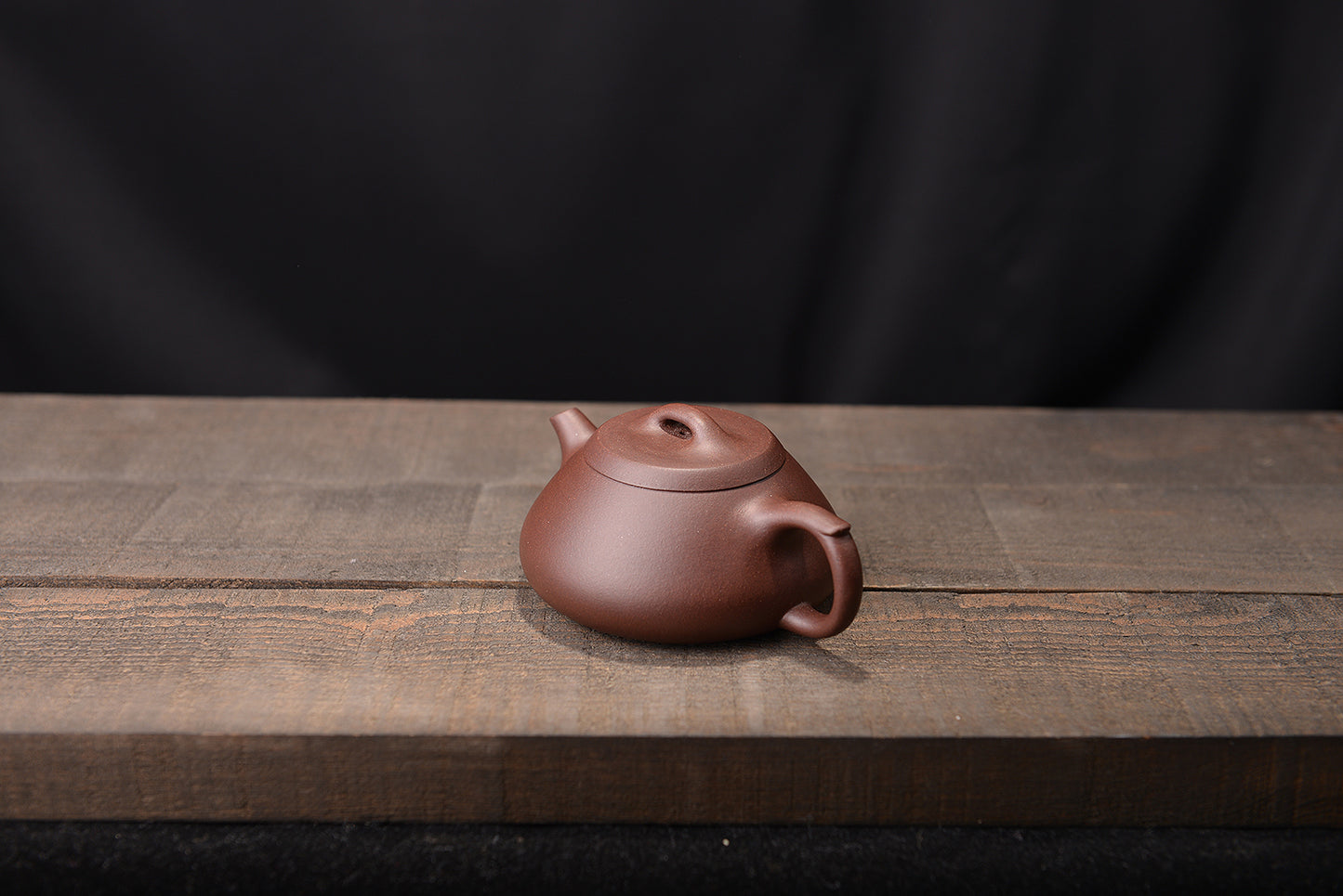 30年陈腐老紫泥影瓢紫砂壶