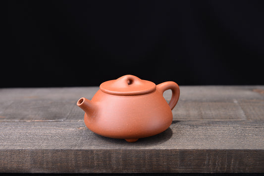 降坡泥景舟石瓢紫砂壶