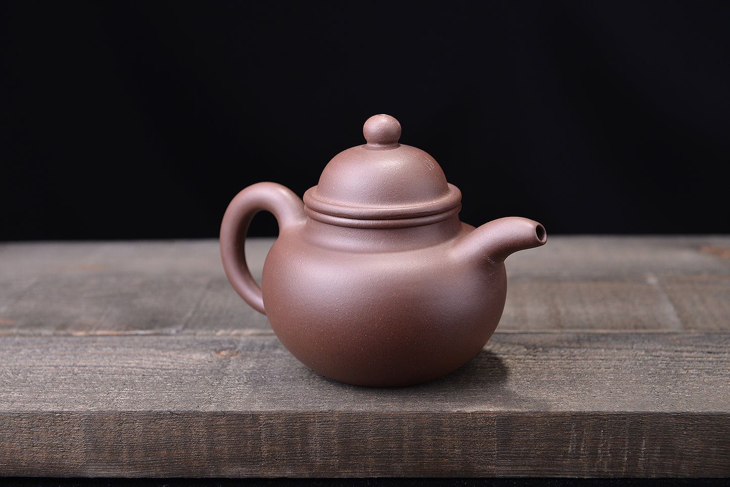 紫泥中槽清掇球紫砂壶