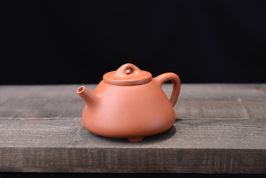 降坡泥子冶石瓢紫砂壶