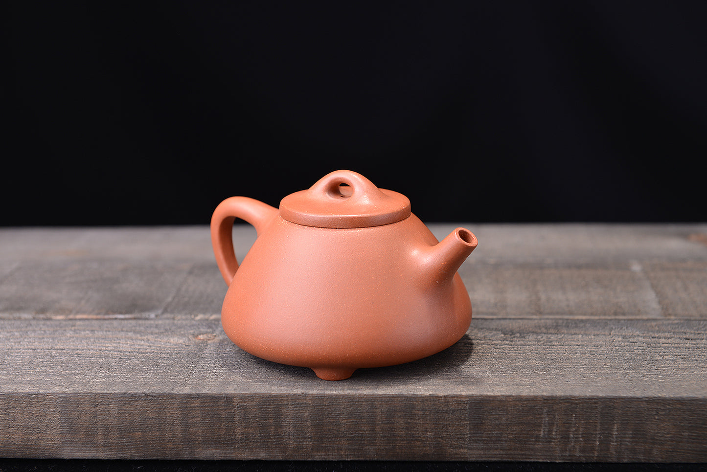 降坡泥子冶石瓢紫砂壶