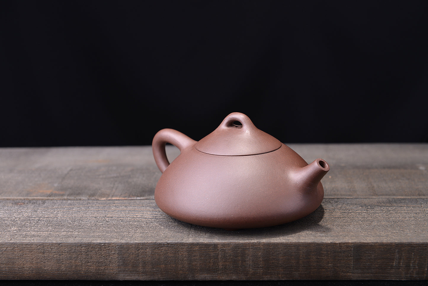 中槽清紫泥异瓢紫砂壶