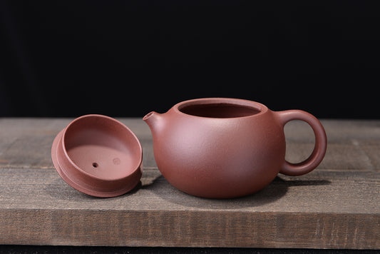 紫泥中槽清西施紫砂壶