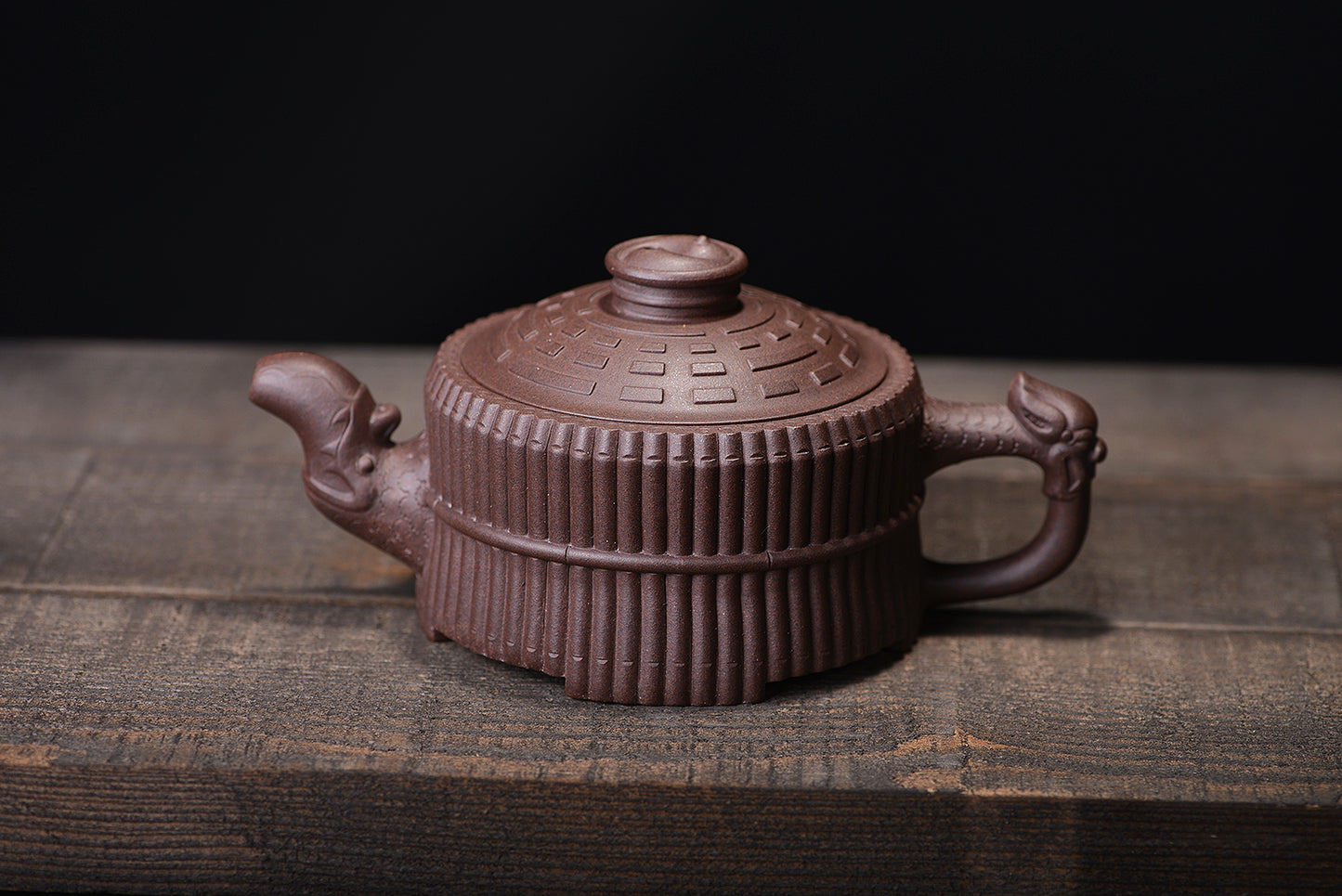 优质铁星泥龙头八卦一捆竹紫砂壶