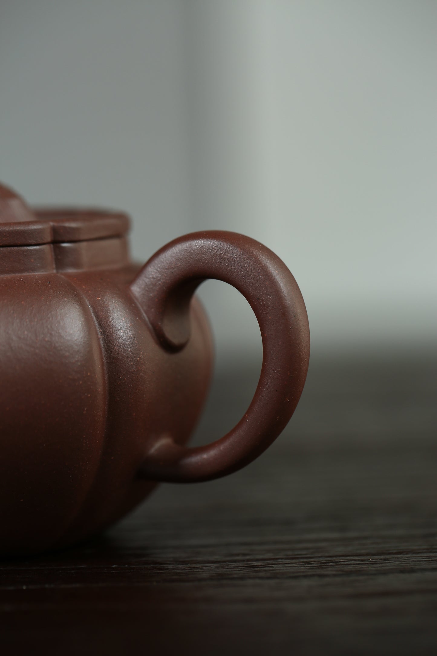 「典藏泥料」全手工家藏底槽清獅球紫砂壺