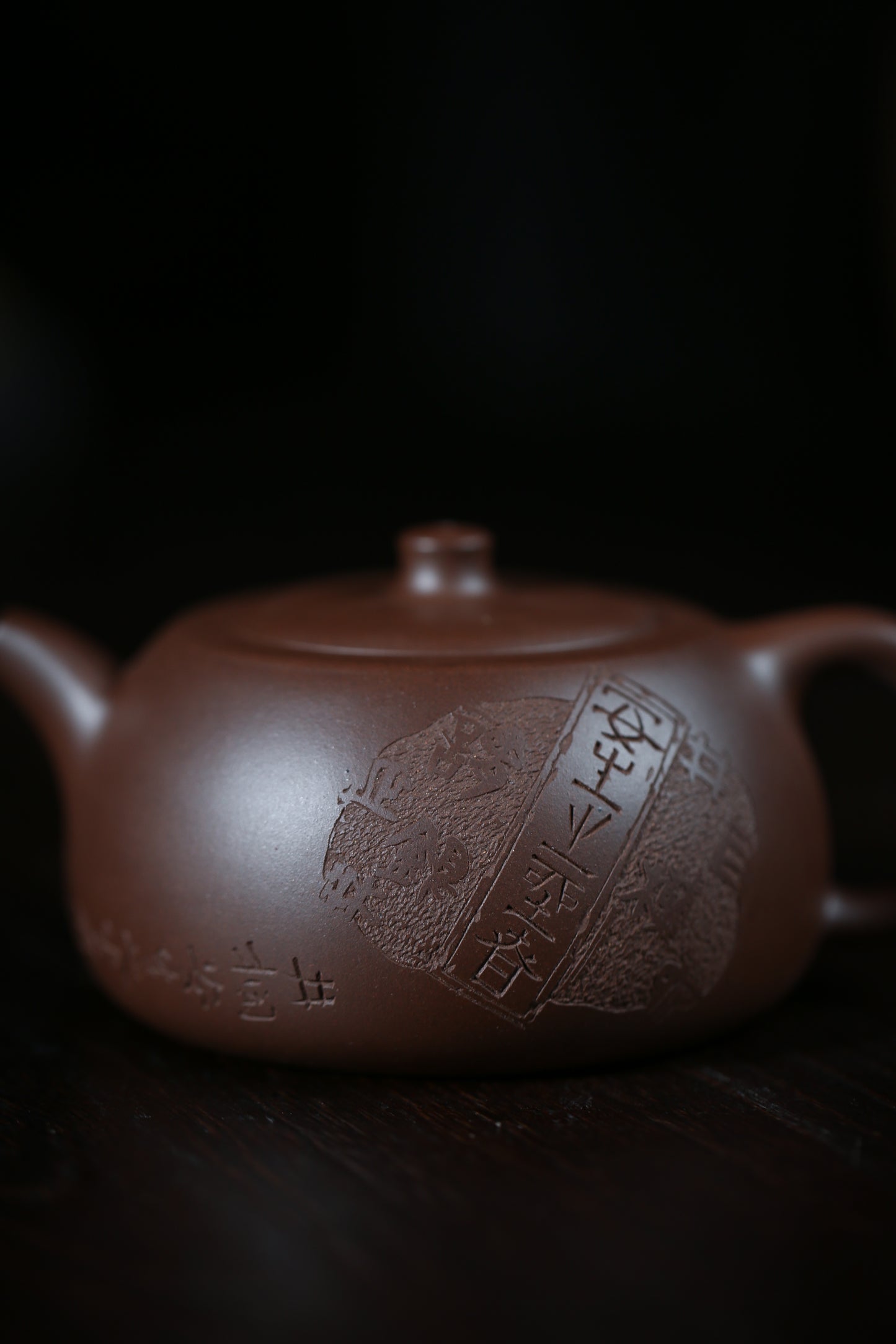 「典藏泥料」全手工老紫泥井欄紫砂壺