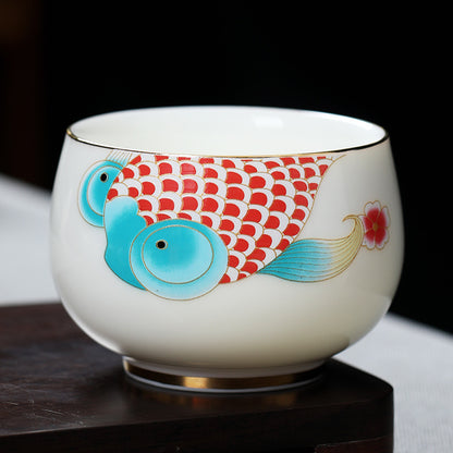 Sterling silver cloisonné enamel, Wanhua master cup, court style tea cup, Kung Fu tea cup, scent cup