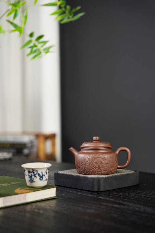 Original ore bottom trough clear relief Dezhong purple sand pot [20230805 daily special price]