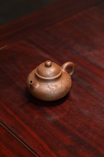 Raw ore cultural revolution purple clay Rongtian clay painted purple sand pot [20230803 daily special price]