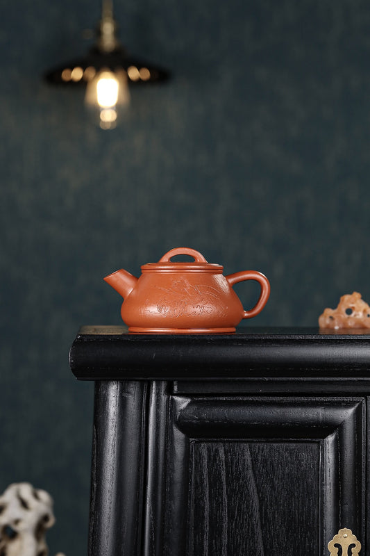 Handmade Coarse Sand Zhuni Tile Scoop Purple Clay Teapot 【20230804 Daily Special】