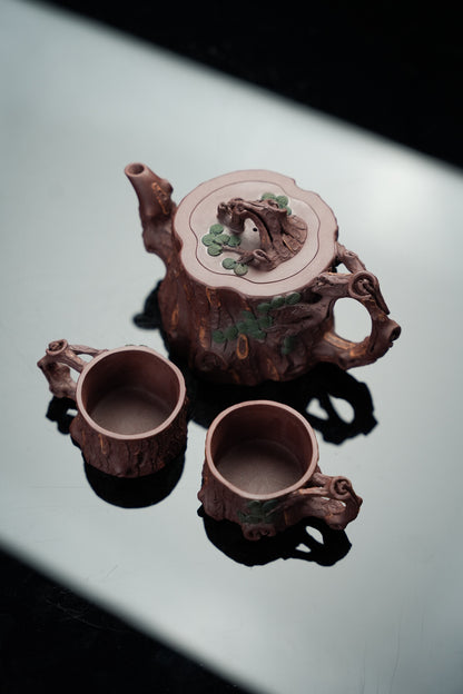 優質紫泥鬆梉套組紫砂壺「20250628每日特價」