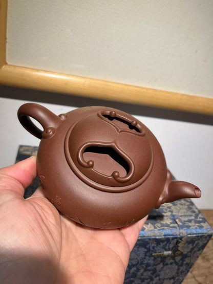 孤品原礦底槽清如意紫砂壺「周春燕紫砂壺」