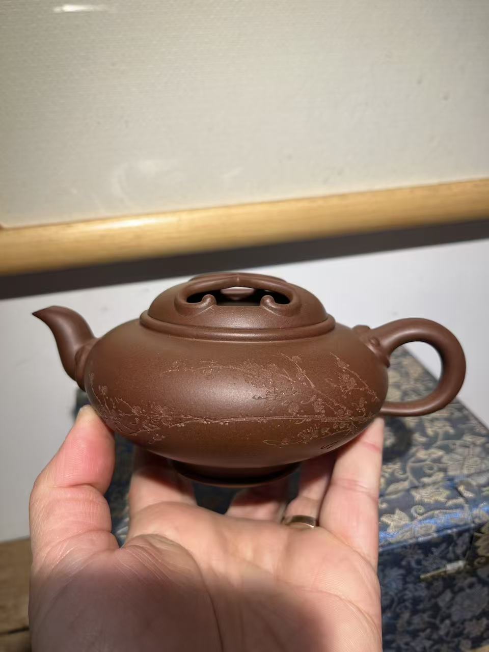 孤品原礦底槽清如意紫砂壺「周春燕紫砂壺」