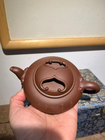 孤品原礦底槽清如意紫砂壺「周春燕紫砂壺」