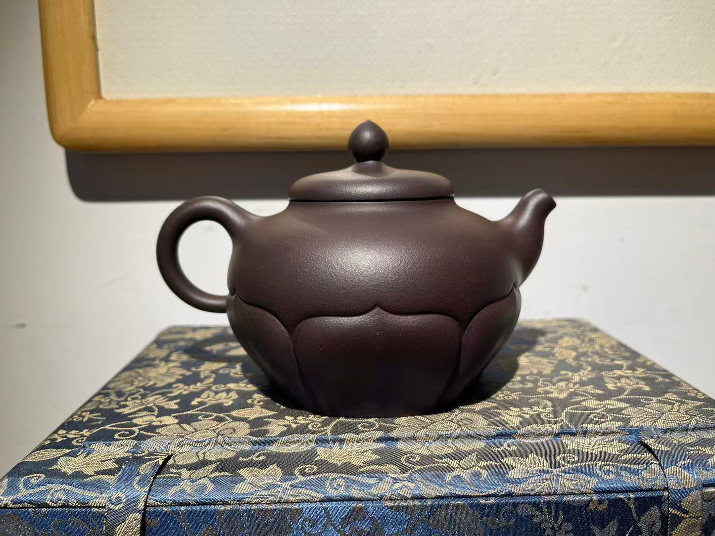 孤品原礦老料清灰泥禪蓮紫砂壺「周春燕紫砂壺」