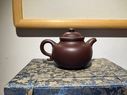 孤品老料紫泥大亨蓮子紫砂壺「周春燕紫砂壺」