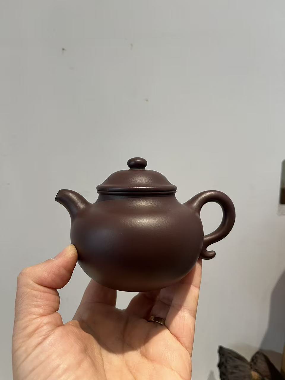 孤品老料紫泥大亨蓮子紫砂壺「周春燕紫砂壺」