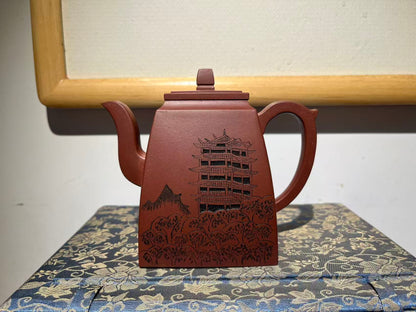 孤品龍血砂漢方紫砂壺「周春燕紫砂壺」