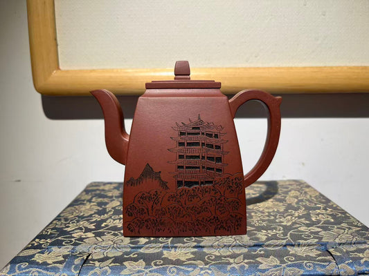 孤品龍血砂漢方紫砂壺「周春燕紫砂壺」