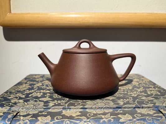 孤品原礦底槽清寬口子冶石瓢紫砂壺「高工」