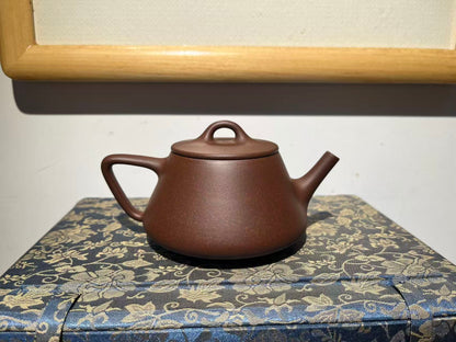 孤品原礦底槽清寬口子冶石瓢紫砂壺「高工」